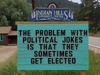 Le problème des blagues politiques