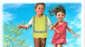 Martine met son gilet jaune
