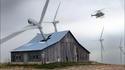 Chute d'une éolienne, trop de vent sans doute, c'est pourtant fait pour...