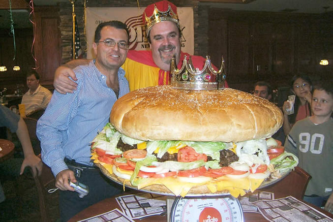 Le roi des hamburgers.