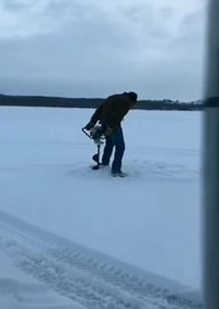 Pêche à la tarière