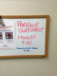 09h00 tournoi de parkour