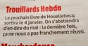 Un article dans Charlie Hebdo