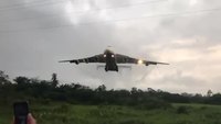 Approche finale d'un Antonov AN -225