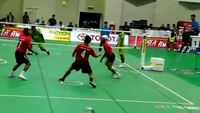 Volley ball acrobatique