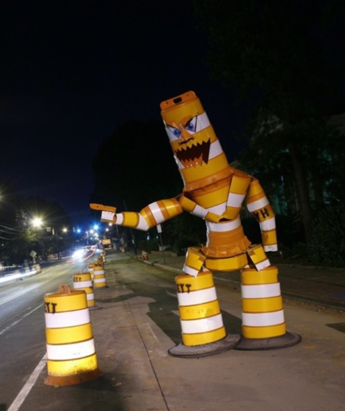 Du recyclage pour la sécurité routière.