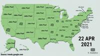 Le top des recherches Google jour par jour aux usa 
