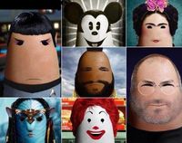 Des célébrités et des doigts