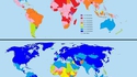 Nombre d'enfants par famille sur 47 ans
