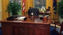 Dans le bureau ovale: un chat Président