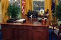 Dans le bureau ovale: un chat Président