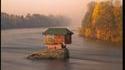 Une cabane au milieu de la rivière Drina en Serbie