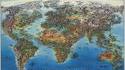 Carte du monde illustrée
