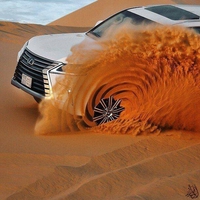 Voiture ensablée