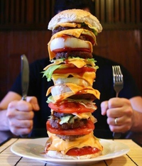 hamburger géant