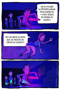 La police scientifique.