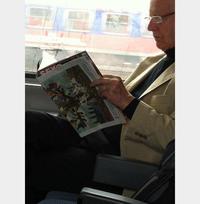 Lecture dans le bus