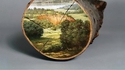 Des paysages de bois sur du bois