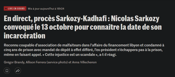 Il va vraiment aller en taule !