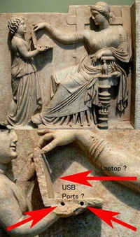 Bas-relief révélateur