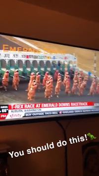 Course de T-rex