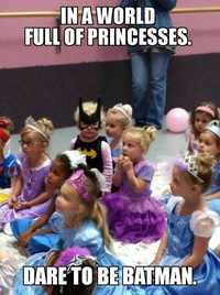 Dans un monde plein de princesses...