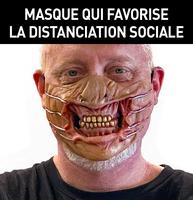 Masque favorisant la distanciation sociale