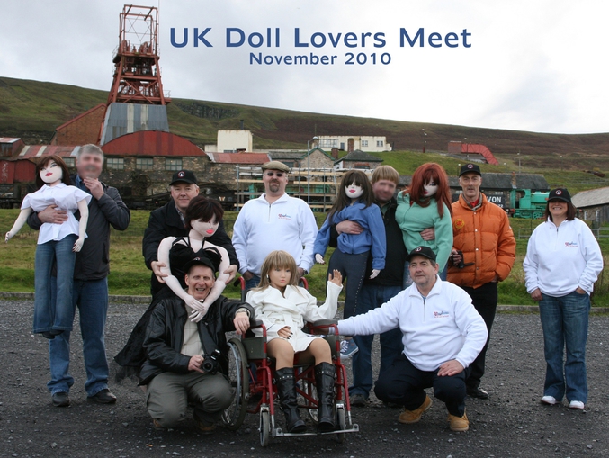 Réunion des amoureux de poupées britanniques en Novembre 2010.