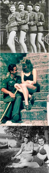 Jeunes allemandes pendant la 2ème GM
