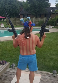 Bronzage de patriote