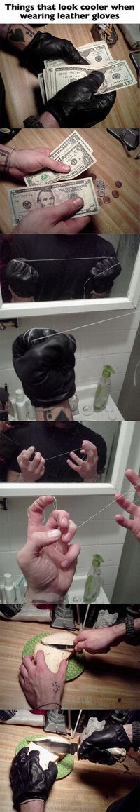 Choses cool avec des gants