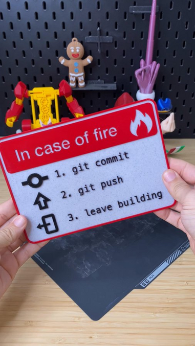 Y'a des priorités à respecter en cas d'incendie.