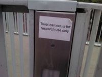 La caméra dans les toilettes