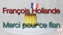 François Hollande: Merci pour ce flan