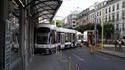 Tram déraillé