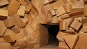 Grotte en carton