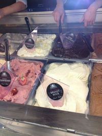 Glace au lait...