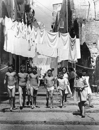 Jour de lessive à Naples