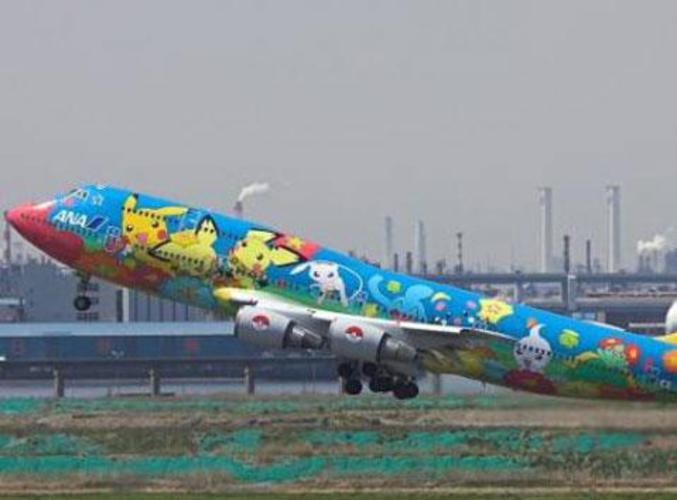 La compagnie aérienne japonaise ANA a conçu des avions aux couleurs de Pokémon.