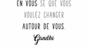 ghandi, le français, c'était pas sa langue maternelle
