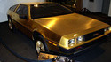 DeLorean dorée