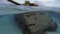 Un Sherman qui fait trempette depuis 70 ans