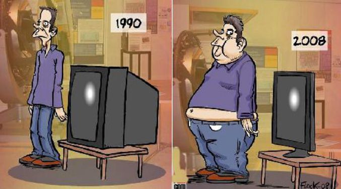 L'évolution de la télévision et du téléspectateur...
