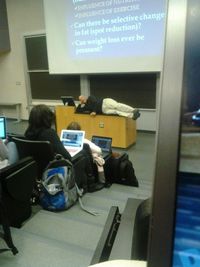 Position de prof
