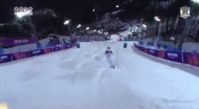 La grosse difficulté de l'épreuve des bosses à Sotchi