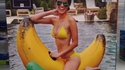 Banane géante gonflable