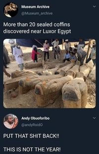 Découverte à Louxor de 20 sarcophages encore scellés