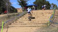 Overcoming stairs on a bike level master