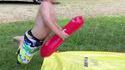 Son premier faceplant