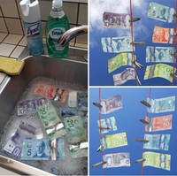 Billets canadiens : les seuls au monde à être lavables, bien pratique en cas de maladie contagieuse